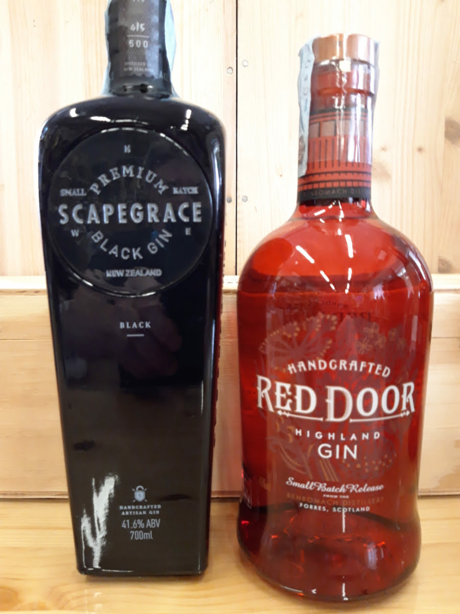 Gin-Red-Door-Benromach-Scapegrace-Black-Gin Gin-Red-Door-Benromach-Scapegrace-Black-Gin